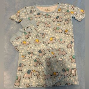 Little sleepies short sleeve/long pants pjs kids size 9/10